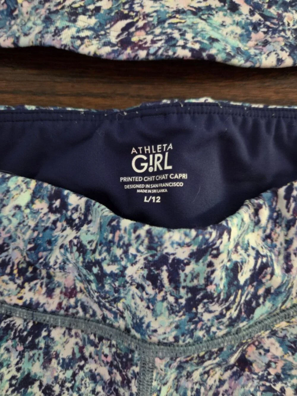 Girls Athleta Chit Chat Matching Blue Set